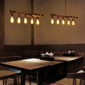 DecorBites™ Rustic 5-Light Guitar Pendant Industrial Fixture – Perfect for Restaurant Island Lighting