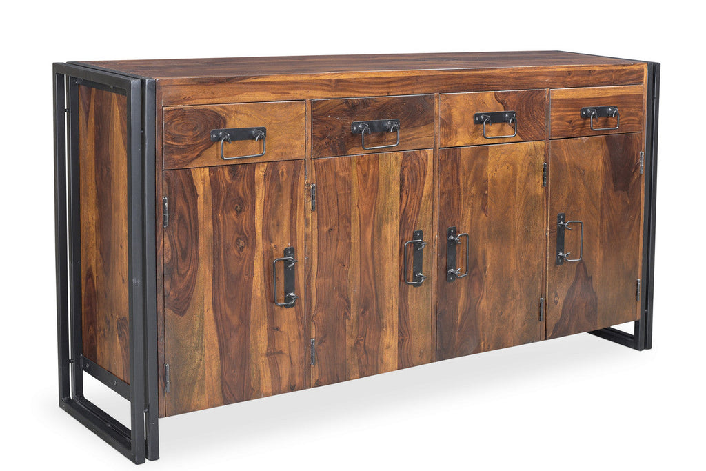 Indian Rosewood 4 Door 4 Drawer Sideboard