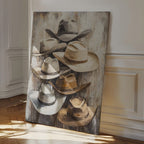 Rustic Cowboy Hats – Western Farmhouse Wall Art