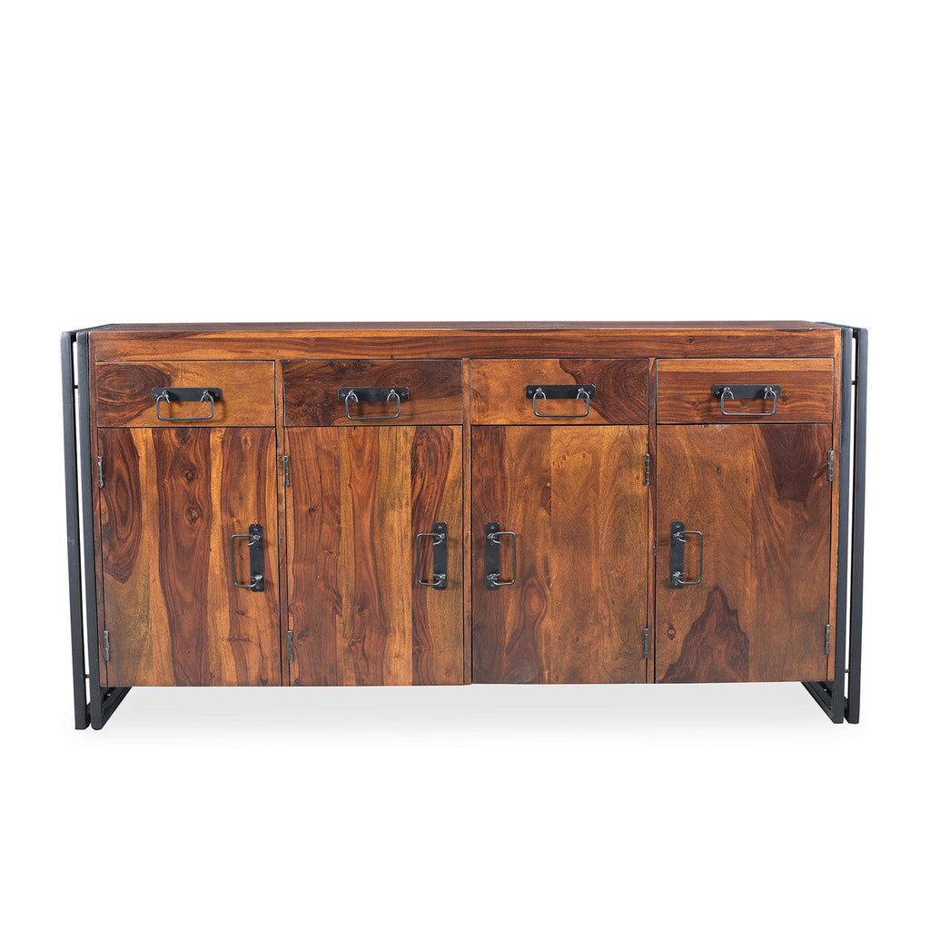 Indian Rosewood 4 Door 4 Drawer Sideboard