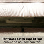 Acacia Solid Wood Bed Frame - Aurora Style for a Stylish Bedroom