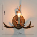 DecorBites™ Antler Resin Wall Lamp for Living Room Corridor Restaurant Hotel Bar