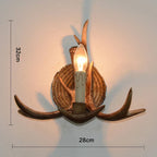DecorBites™ Antler Resin Wall Lamp for Living Room Corridor Restaurant Hotel Bar