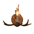 DecorBites™ Antler Resin Wall Lamp for Living Room Corridor Restaurant Hotel Bar