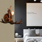 DecorBites™ Antler Resin Wall Lamp for Living Room Corridor Restaurant Hotel Bar