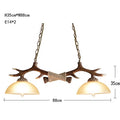 DecorBites™ Antler Resin Chandelier: Nordic Pendant Light for Living/Dining Room, Bar, Cafe