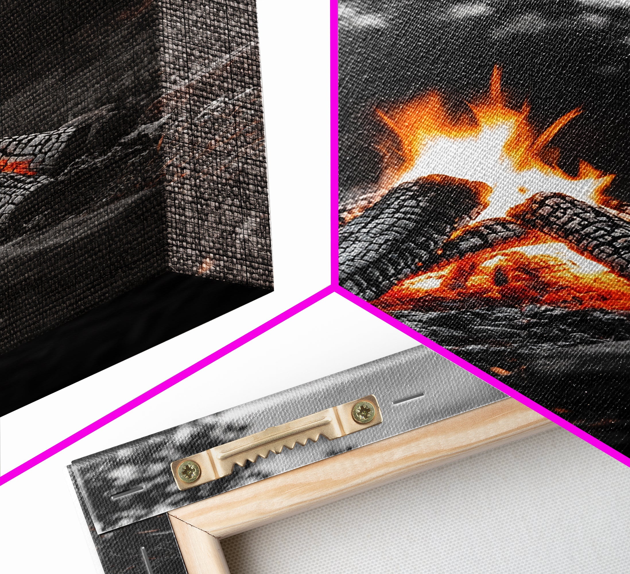Firewood Blaze, Autumn Campfire, Outdoor Canvas Print, Cozy Cabin Wall Art, Rustic Nature Decor, Adventure Wall Accent