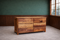 Reclaimed Wormy Chestnut - 6-Drawer Dresser - Front View