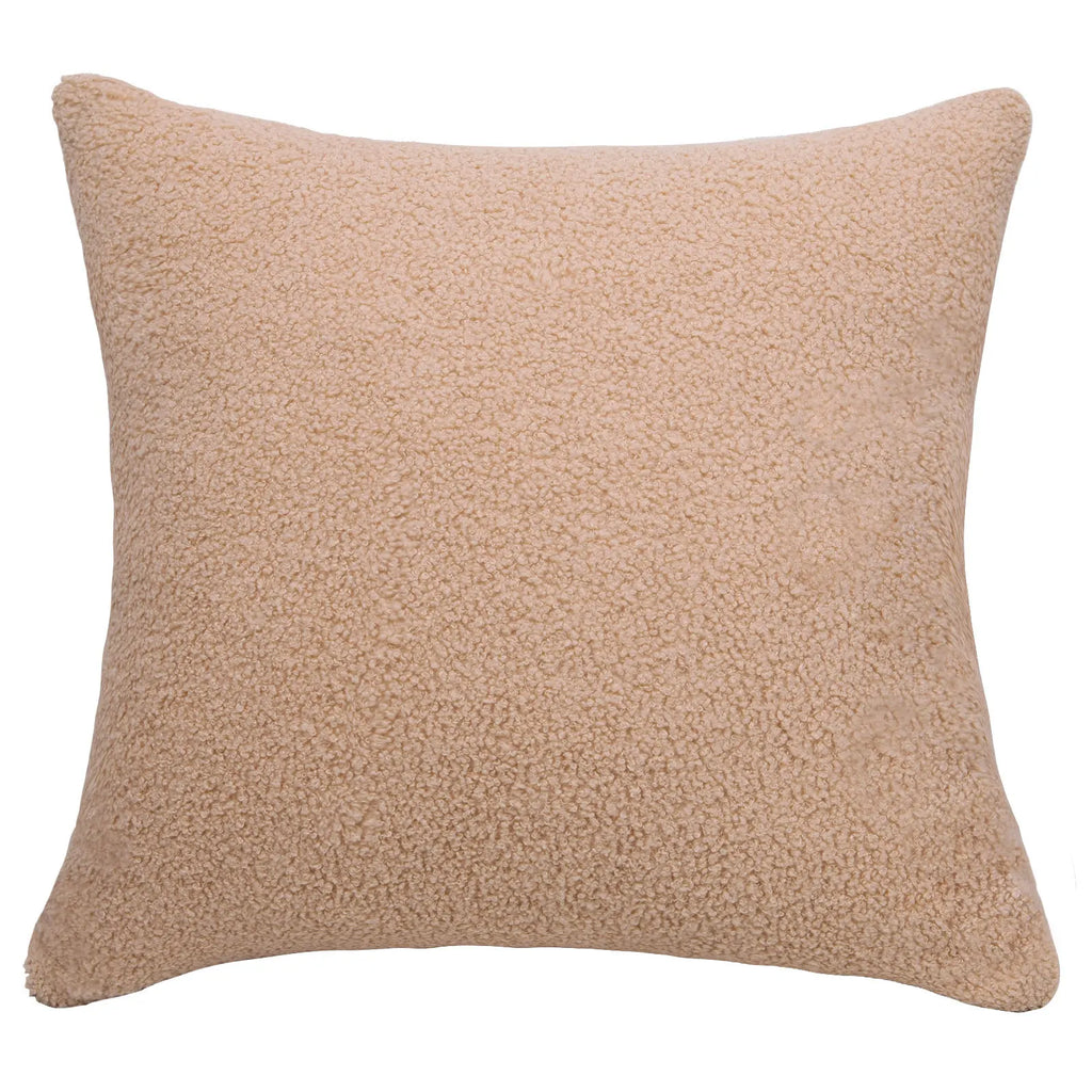 DecorBites™ Boucle Teddy Throw Pillow Case Set of 2