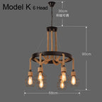 DecorBites™ Industrial Rustic Pendant Lights Indoor Lamp for Living Dining Room Home Décor