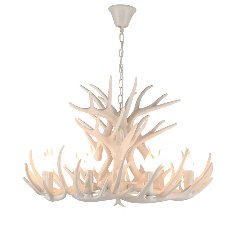DecorBites™ Antler Chandelier Ceiling Lamp Mid Century Modern Lighting