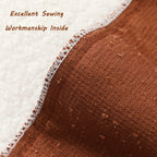 FUTEI Rust Decorative Throw Pillow Covers 12x20 Inch Pack of 2 Soft Cozy