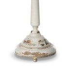 Tall Vintage Table Lamp with Black and Gold Shade